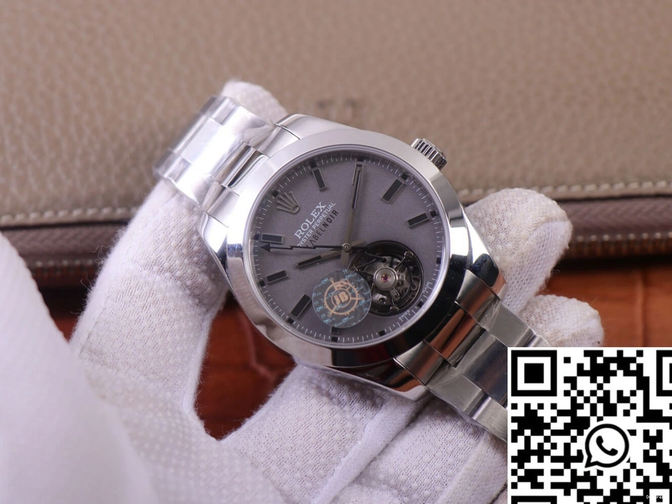 116400 JB Silver Factory Replica Rolex LNT01HS-001 watch Noir Label Base Design case Milgauss 0313